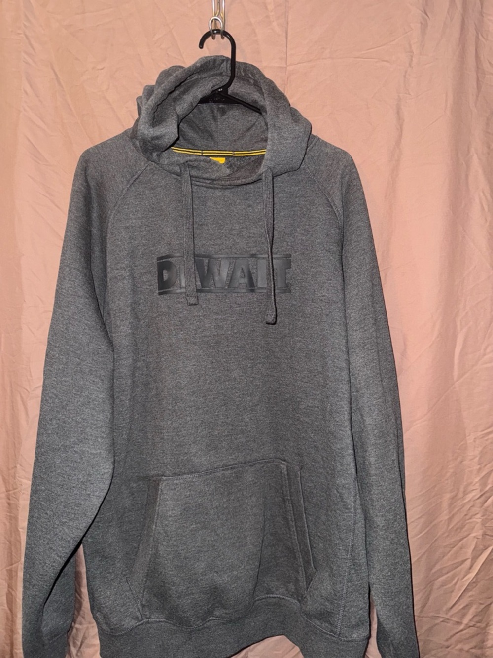 DEWALT Men's Gray Performance Hoodie - Pullover Work Jacket